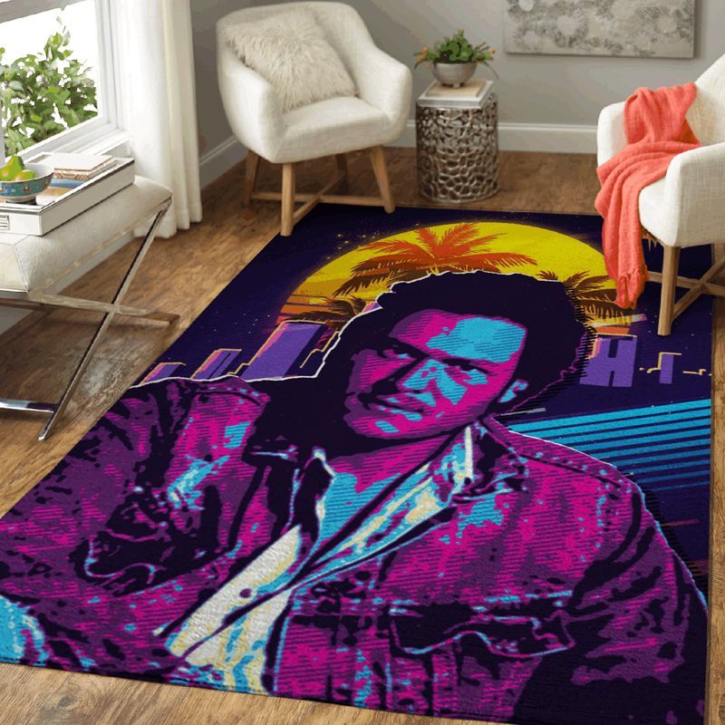 Blake Shelton American Country Music Singer Pop Art Carpet Area Rug