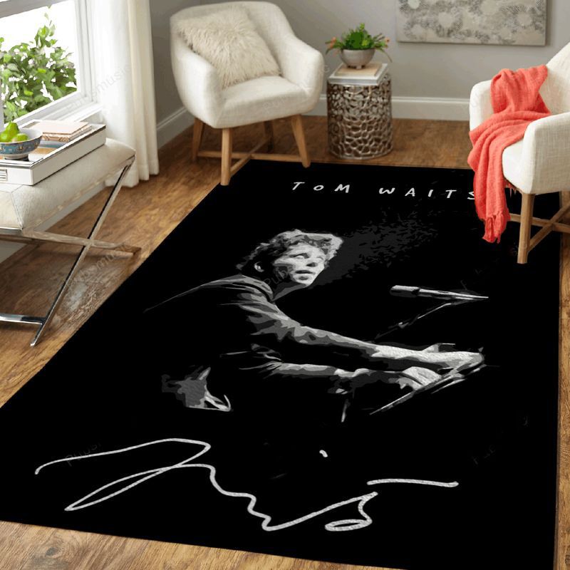 Tom Waits Music Art Carpet Area Rug