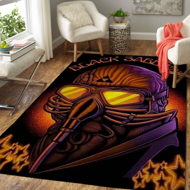 Black Sabbath Legend Rock Band Music Carpet Area Rug
