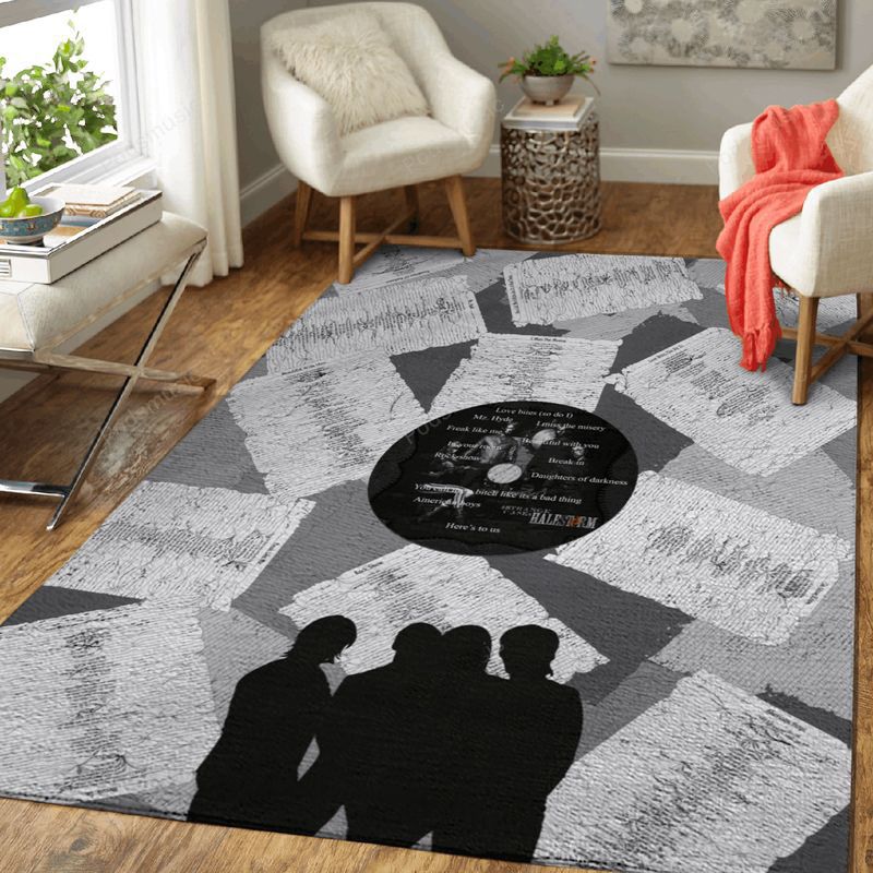 Wm 41 Words And Music Art Carpet Area Rug