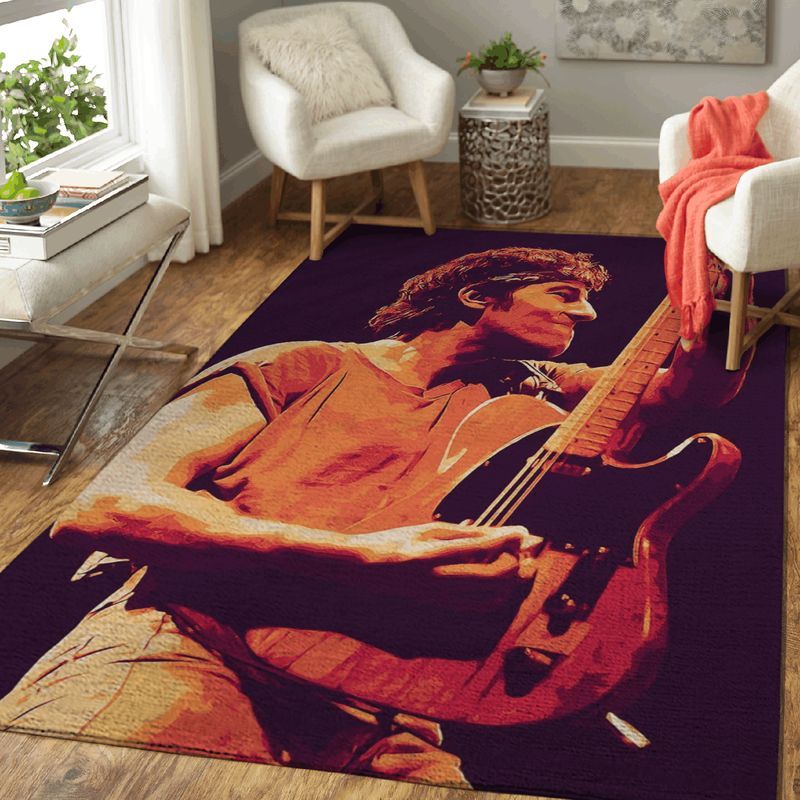 Bruce Springsteen American Singer The Boss Art Carpet Area Rug