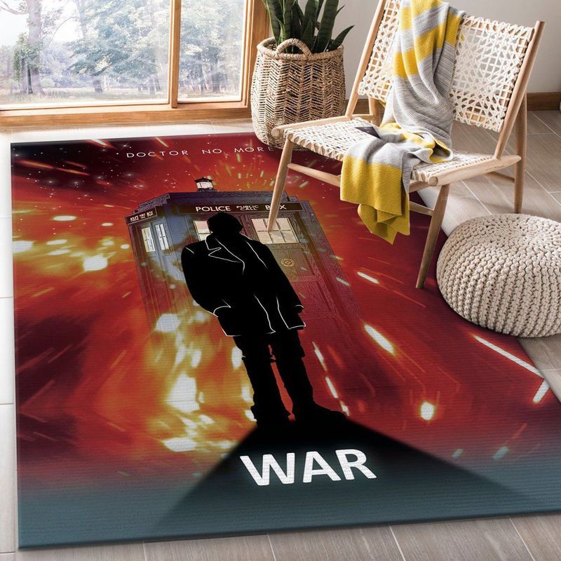 The War Doctor Tardis Carpet Area Rug
