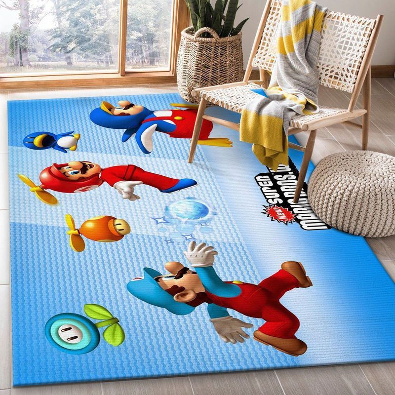 Super Mario 7 Carpet Area Rug