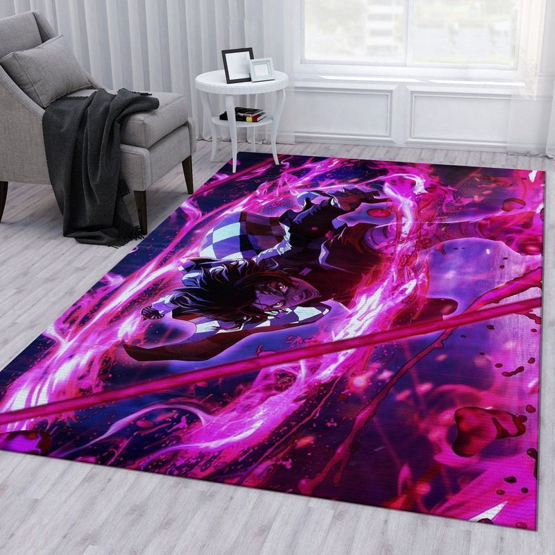 Tanjirou Demon Slayer Anime 1 Carpet Area Rug
