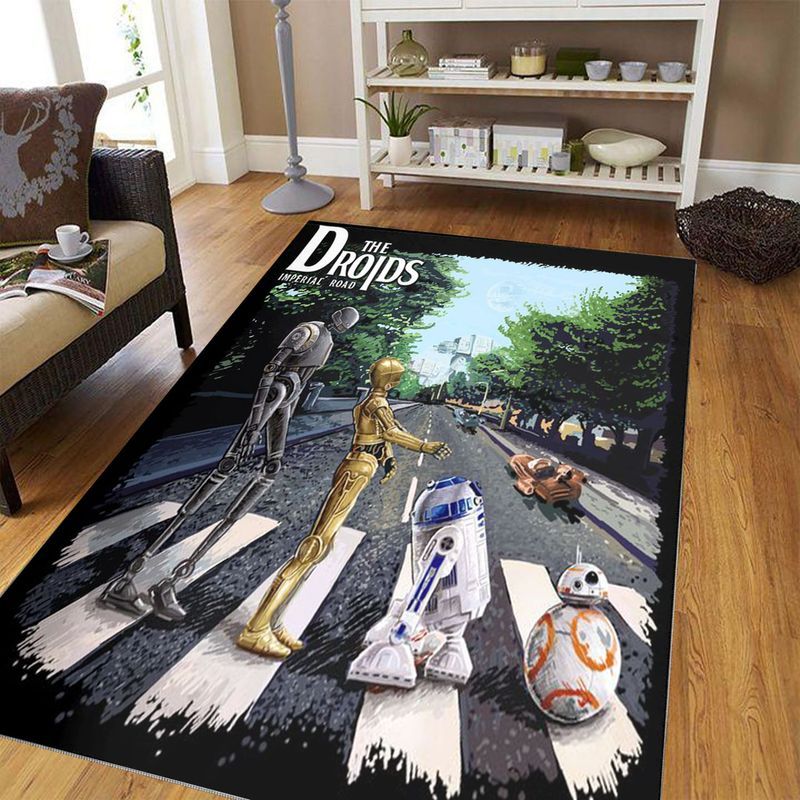 Star Wars x The Beatles The Droids Carpet Area Rug
