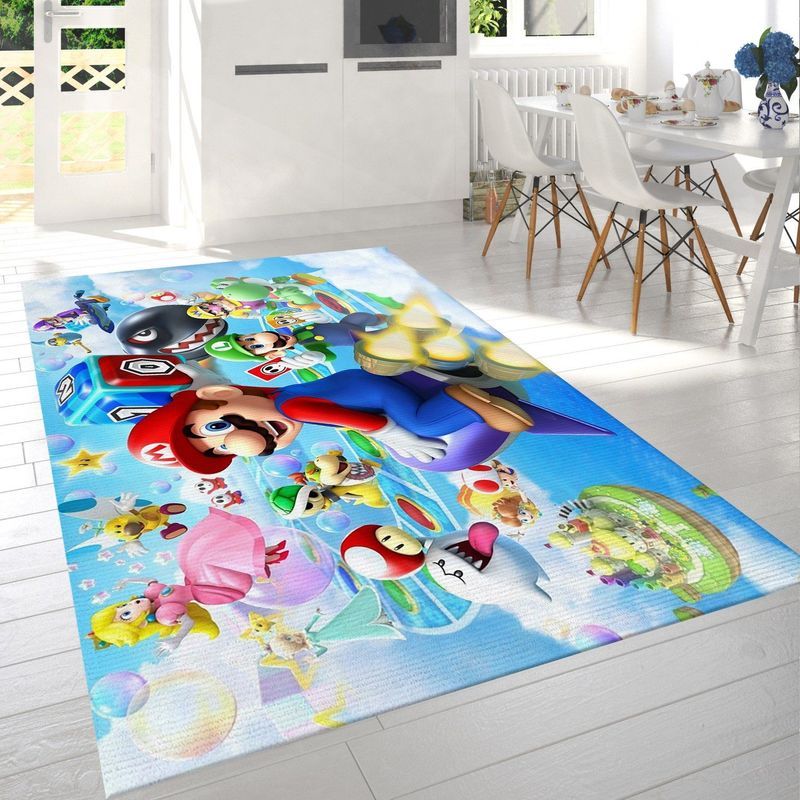 Super Mario 47 Carpet Area Rug