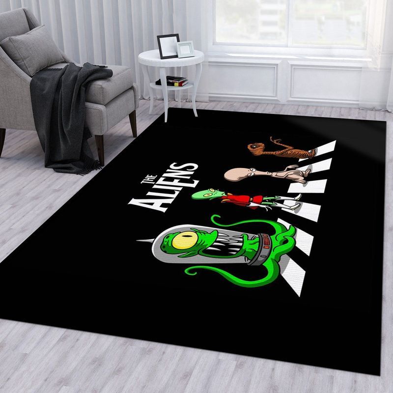 The Aliens Abbey Road Carpet Area Rug