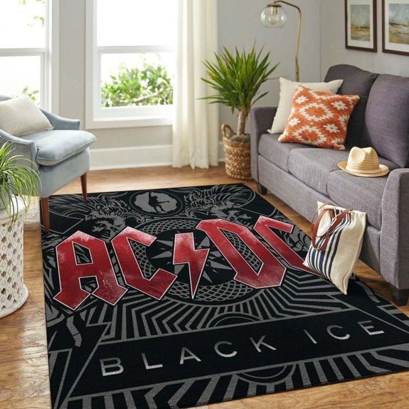 Acdc Hard Rock Band Carpet Area Rug