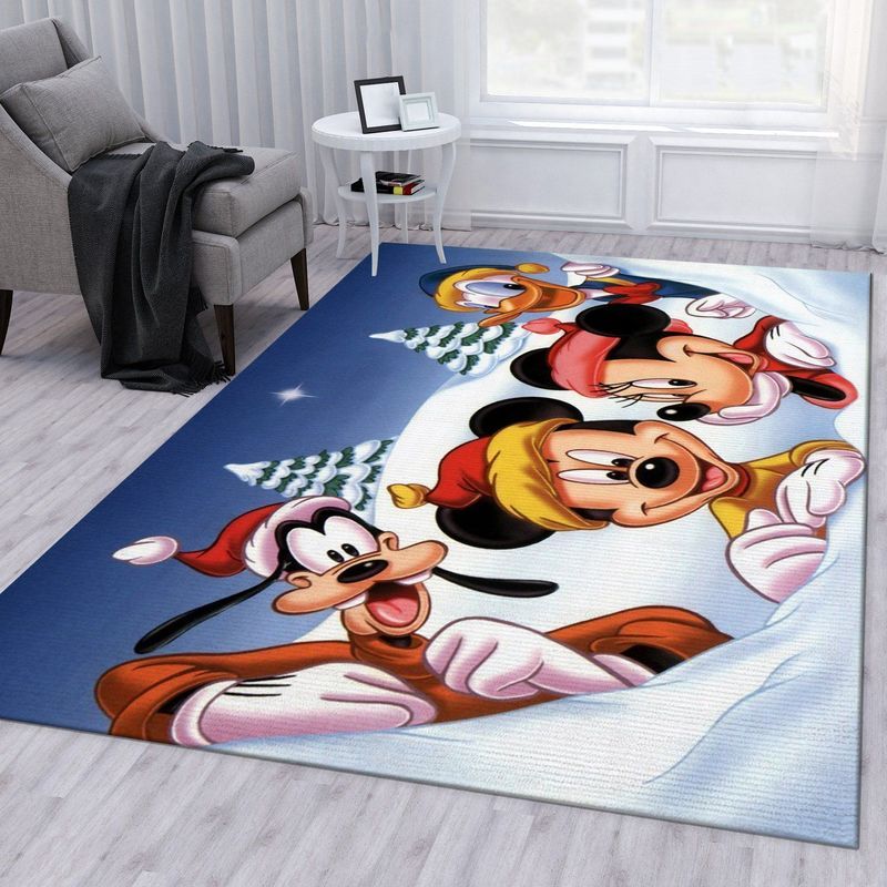 Cartoon Disney Fairytale Family Fantasy Christmas 2 Carpet Area Rug