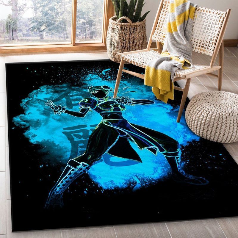 Chun Li Street Fighter Carpet Area Rug