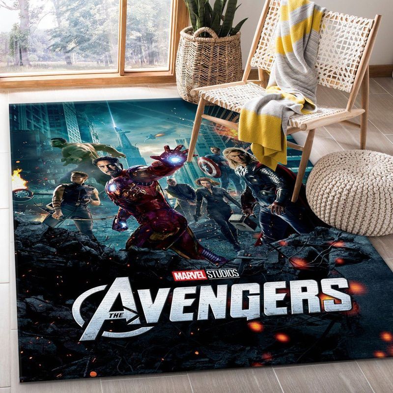 Avengers Movie Carpet Area Rug