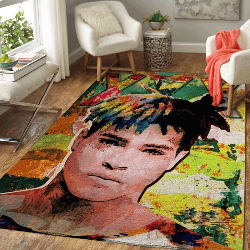 Xxxtentacion The Legend Rapper Anniversary Pop Art Carpet Area Rug