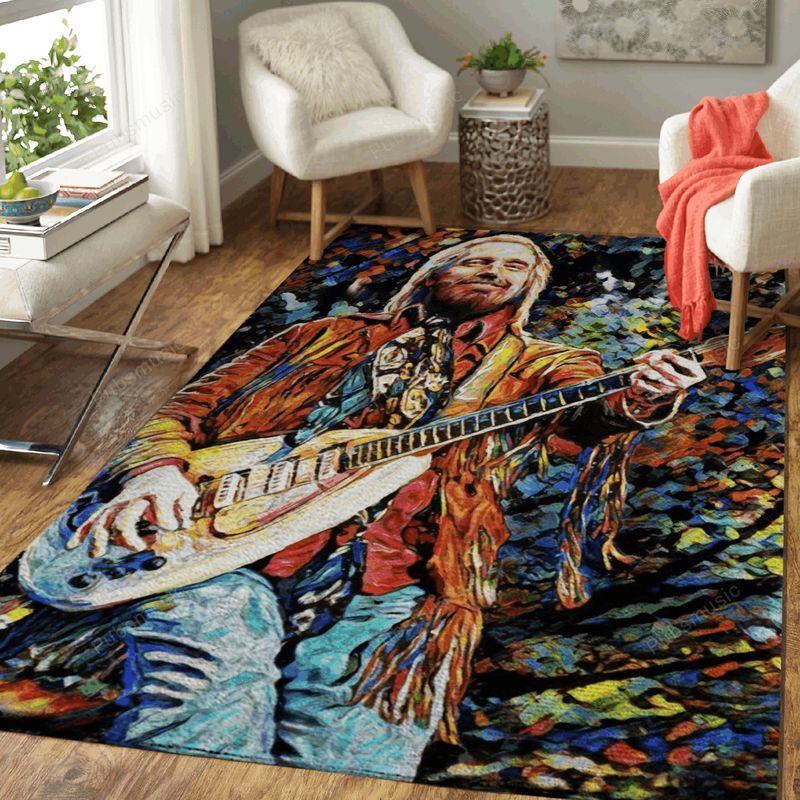 Tom Petty Art Music Art Carpet Area Rug