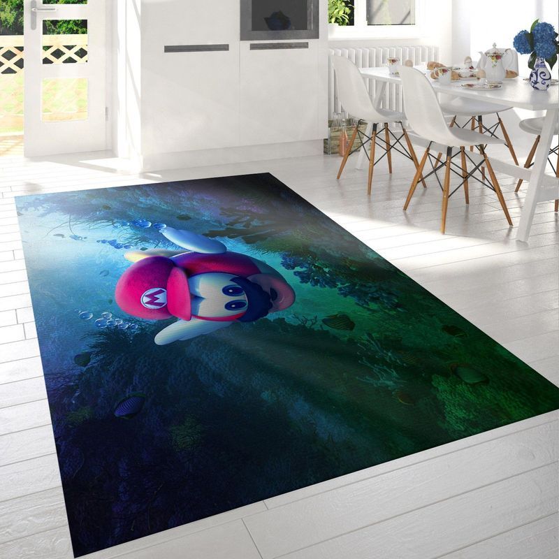 Super Mario 67 Carpet Area Rug