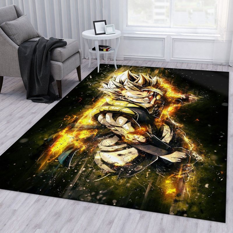 Anime Gogeta Aura Dragon Ball Carpet Area Rug
