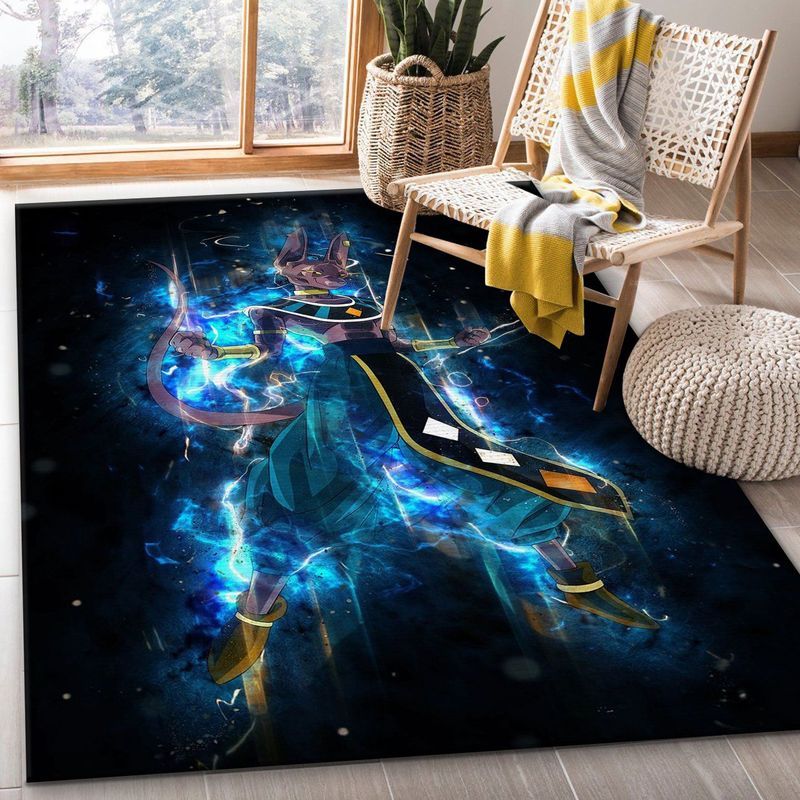 Beerus Aura Instinct Dragon Ball Carpet Area Rug