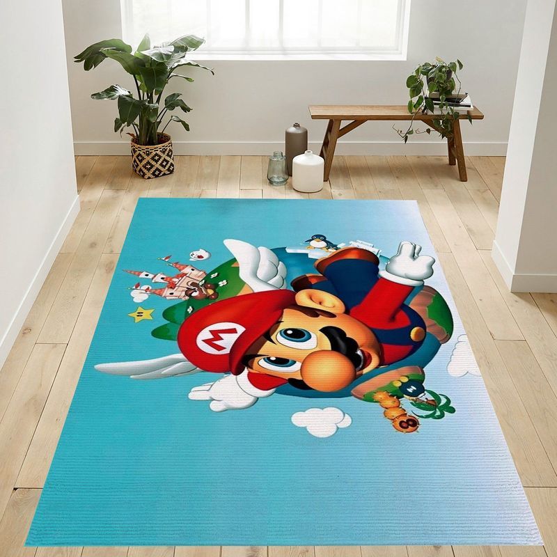 Super Mario 58 Carpet Area Rug