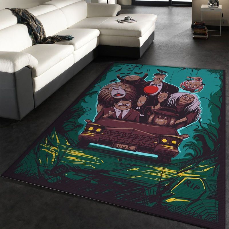 Addams Family Movie Carpet Area Rug