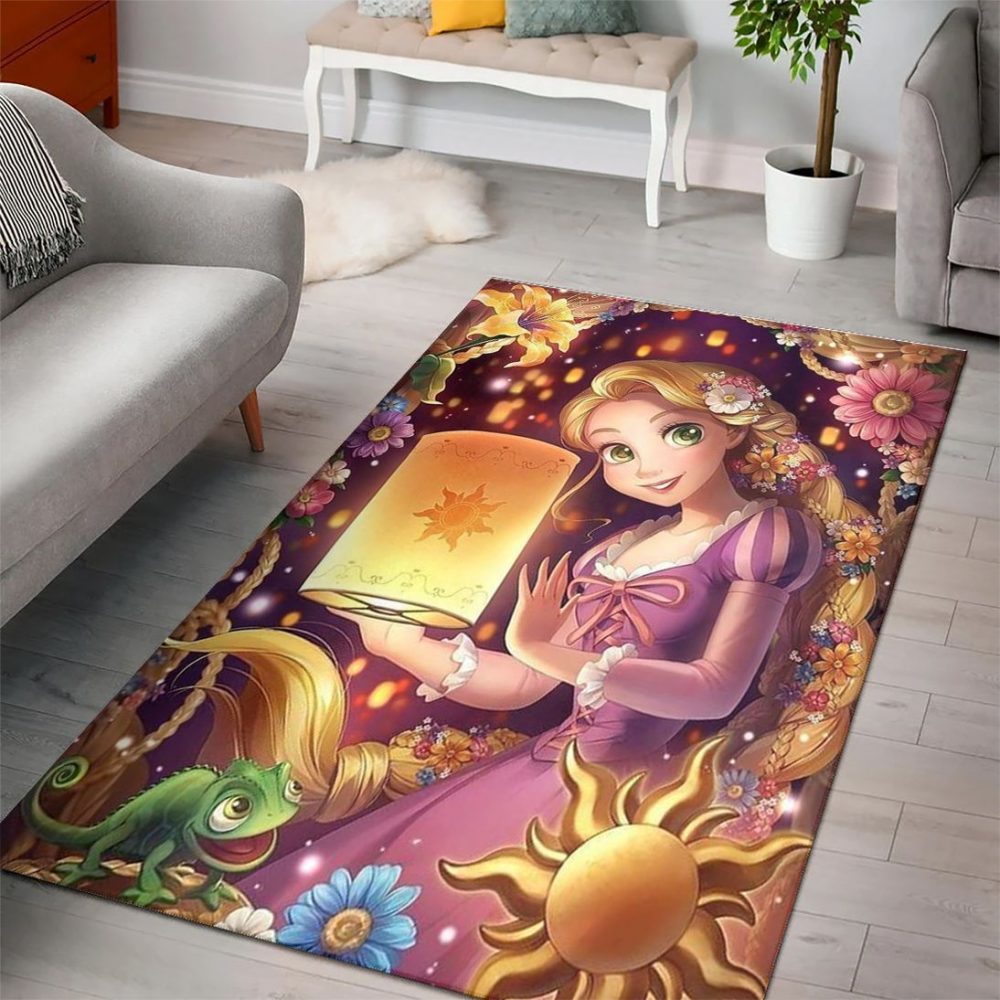 Tangled Disney Princess Characters Disney Movies 8 Carpet Area Rug