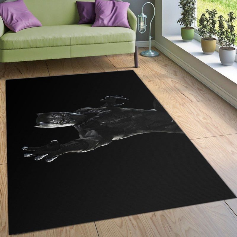 Black Panther Marvel 8 Carpet Area Rug