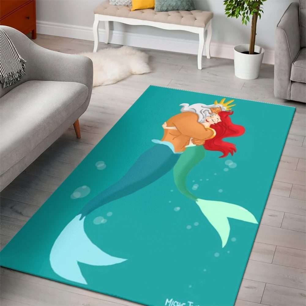 Ariel Disney Princess Characters Disney Movies 1 Carpet Area Rug
