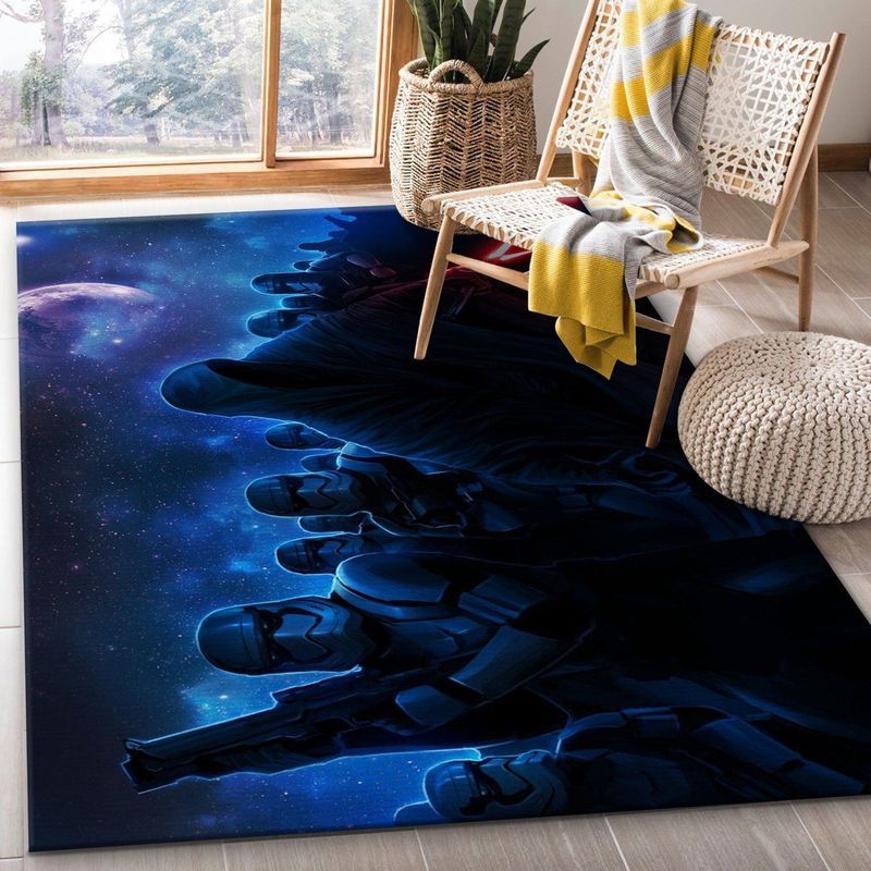 Star Wars Action Adventure Awakens Disney Movie Carpet Area Rug