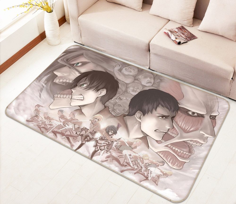 Attack On Titan Anime 18 Carpet Area Rug