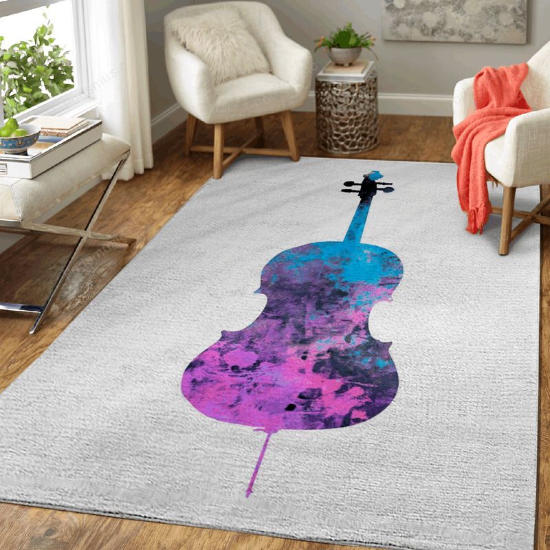 Violoncello Art Music Art II Carpet Area Rug