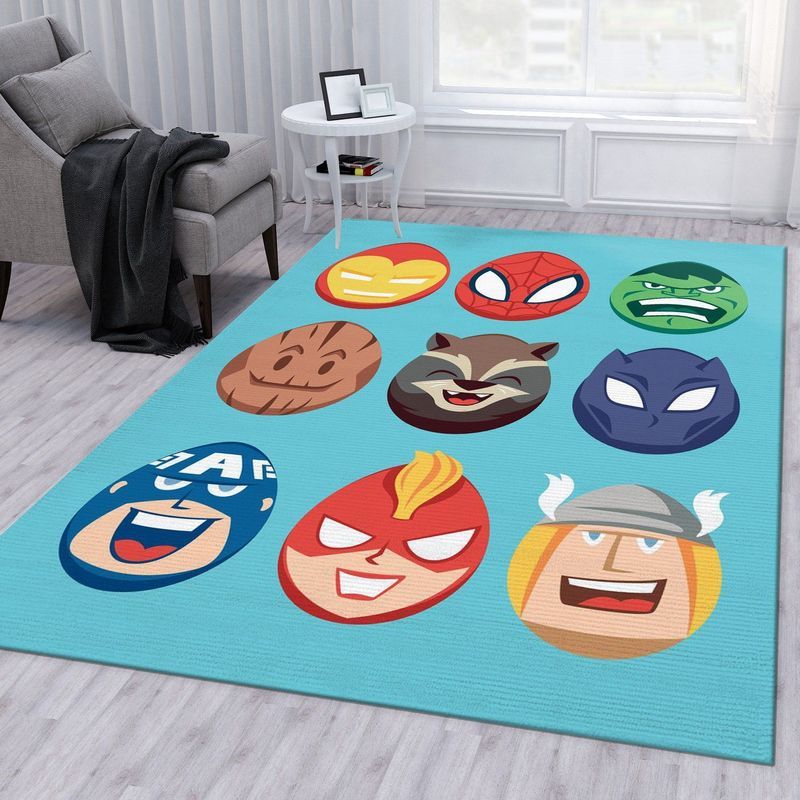 Avengers Marvel Super Heroes Eggcelsior 1 Carpet Area Rug