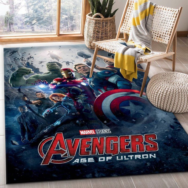 Avengers Age Of Ultron Movie Carpet Area Rug