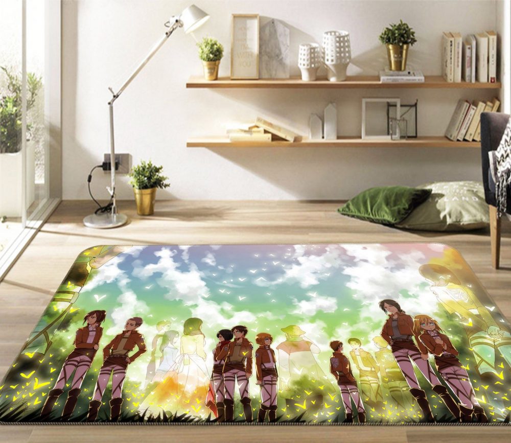 Attack On Titan Anime 50 Carpet Area Rug