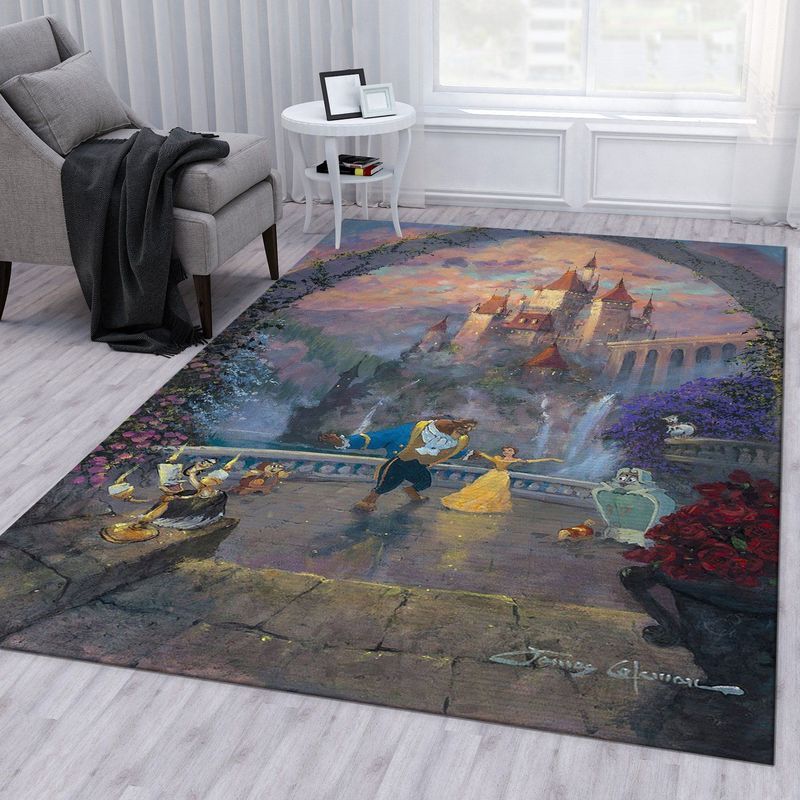 Beast And Belle Forever Carpet Area Rug