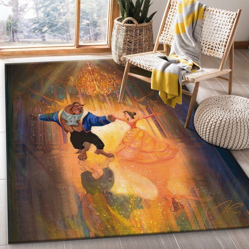 Beauty And The Beast The Perfect Dance Carpet Area Rug