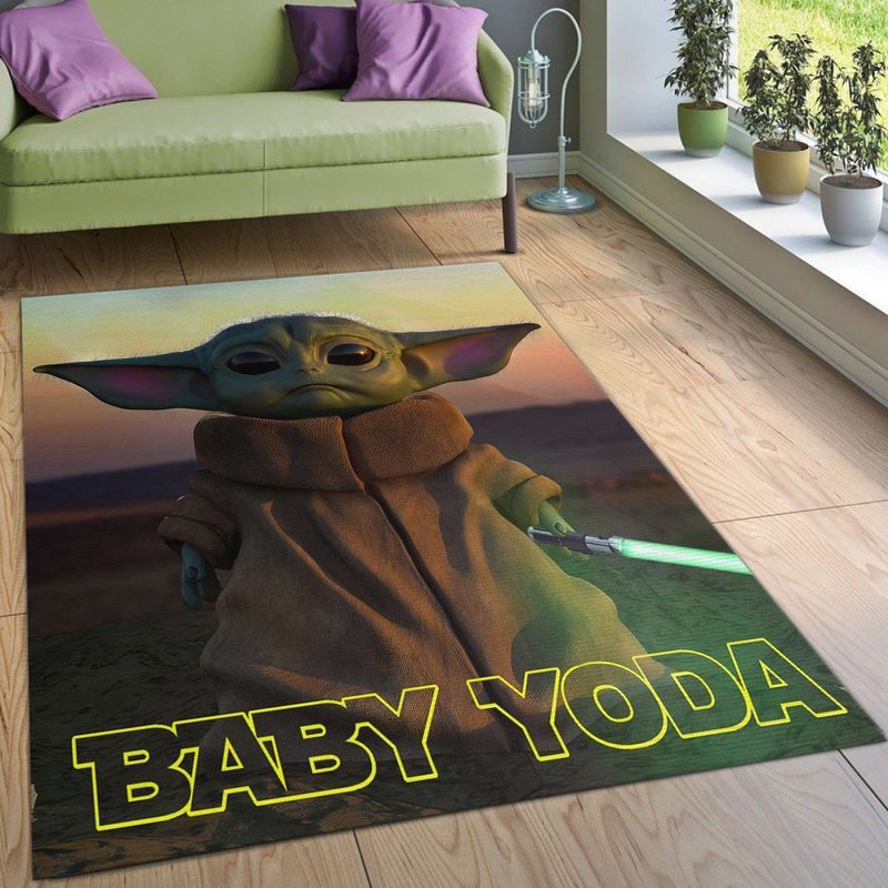 Baby Yoda Ver8 Carpet Area Rug