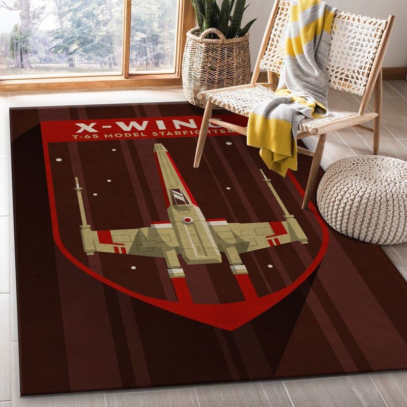 X Wing Star Wars Movie Carpet Area Rug