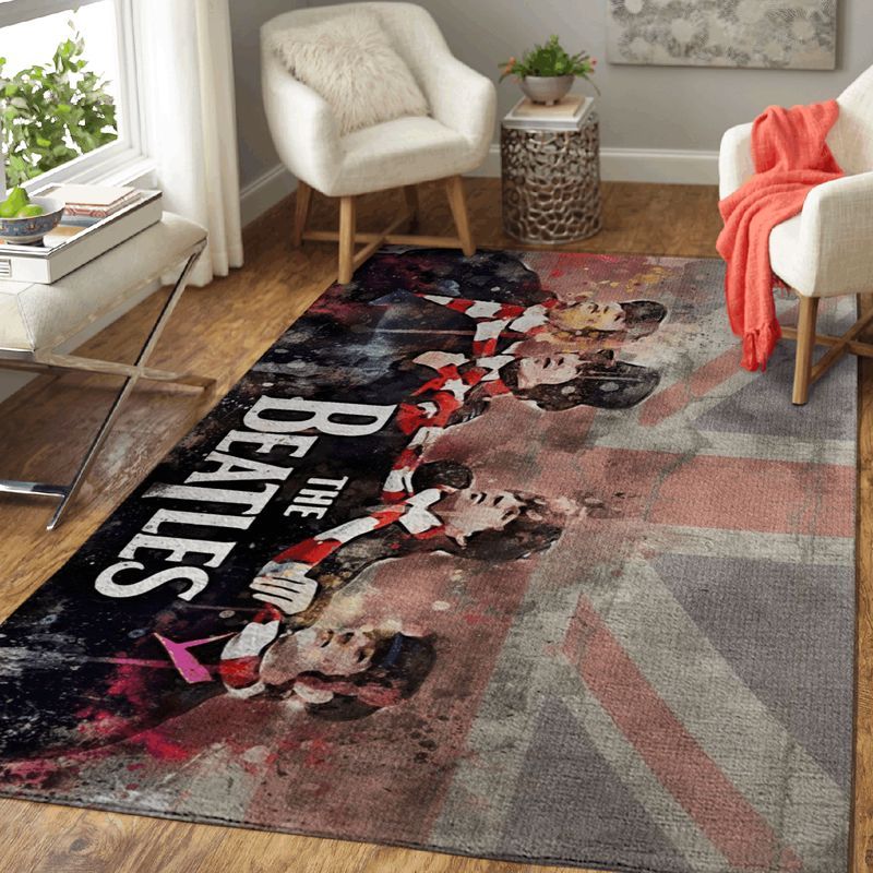 Beatles Band English Rock Band The Beatles II Carpet Area Rug