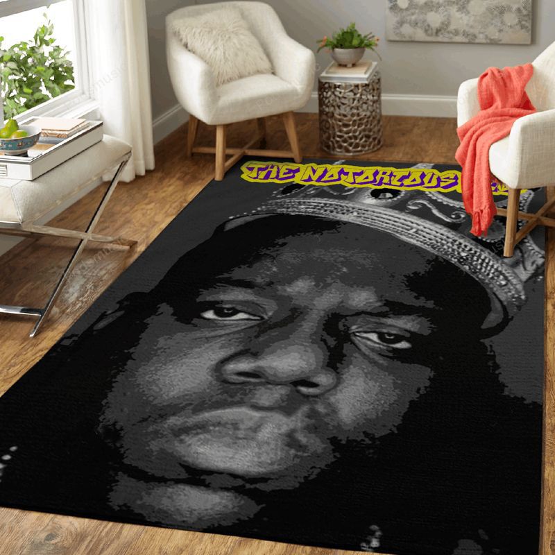 The Notorious Big Rapper And Hip Hop Music Art Carpet Area Rug