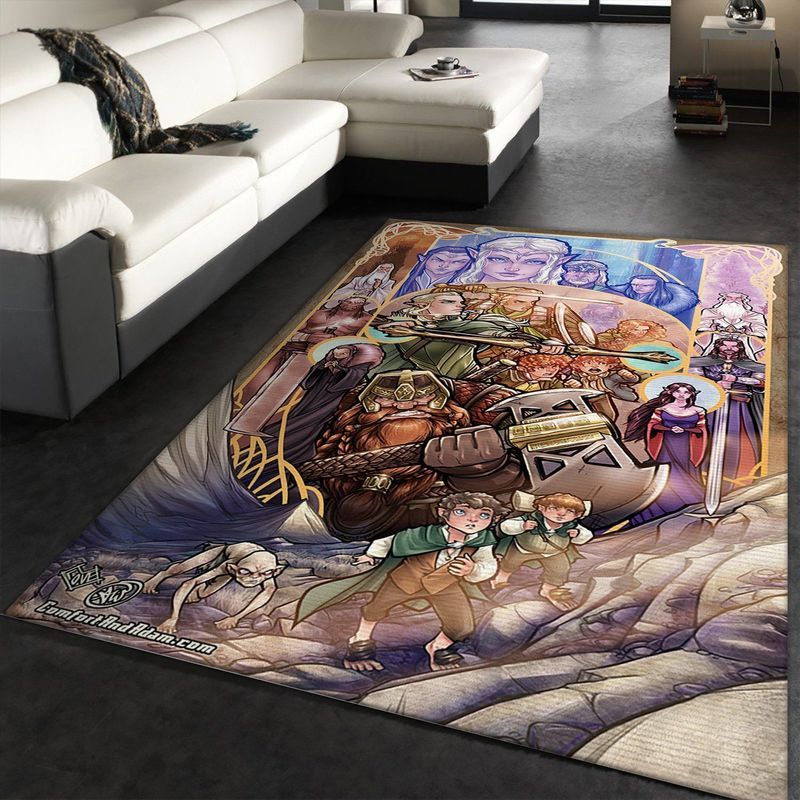 Comfort Love And Adam Withers Lord Of The Rings Web Disney Carpet Area Rug