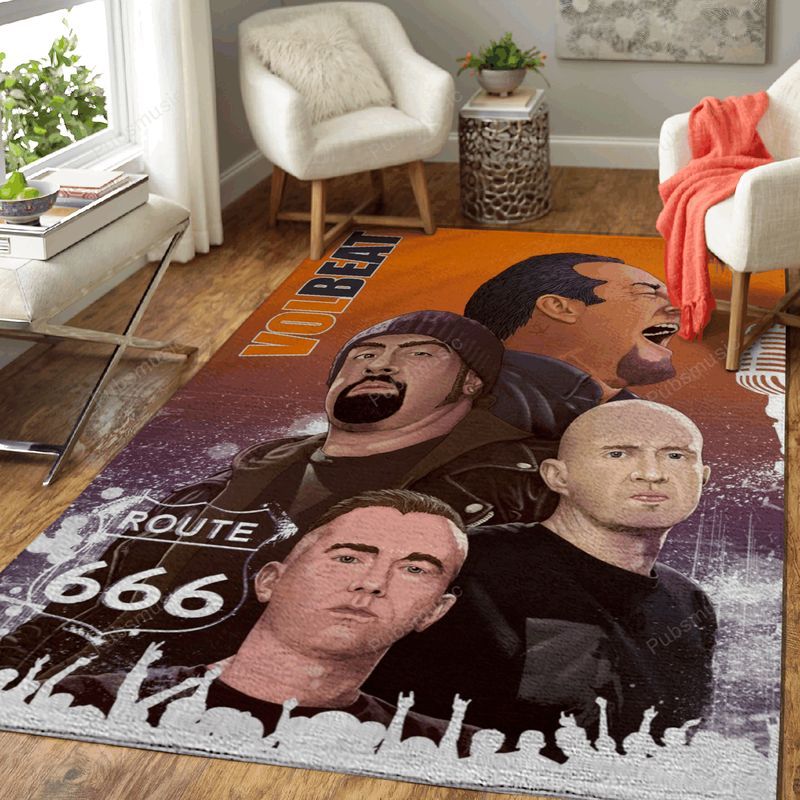 Volbeat Music Art Carpet Area Rug