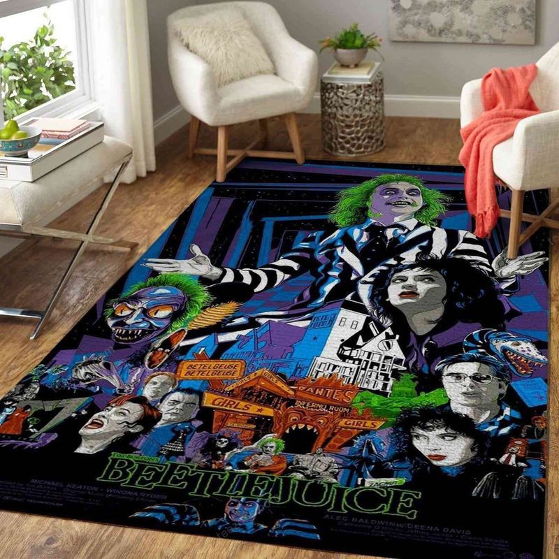 Beetlejuice 8 Carpet Area Rug