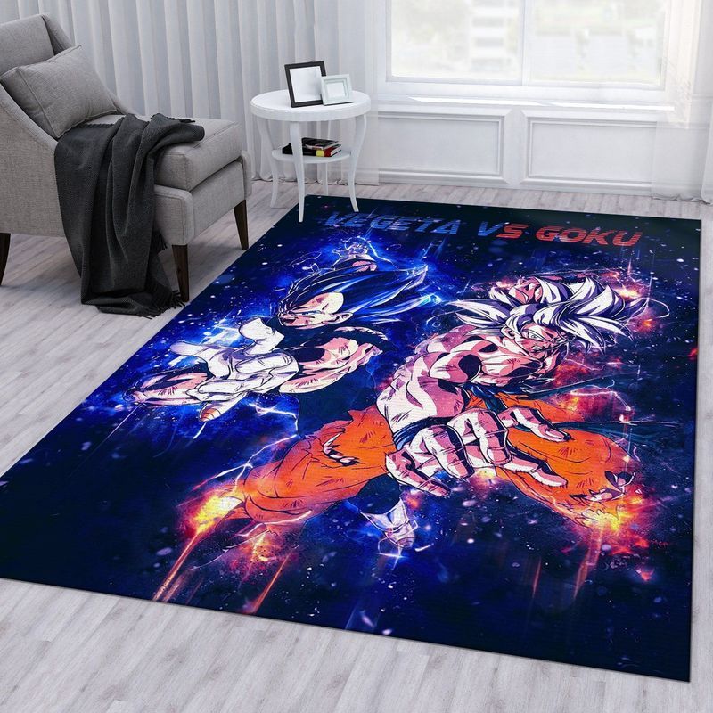 Vegeta Vs Goku Dragon Ball 5 Carpet Area Rug