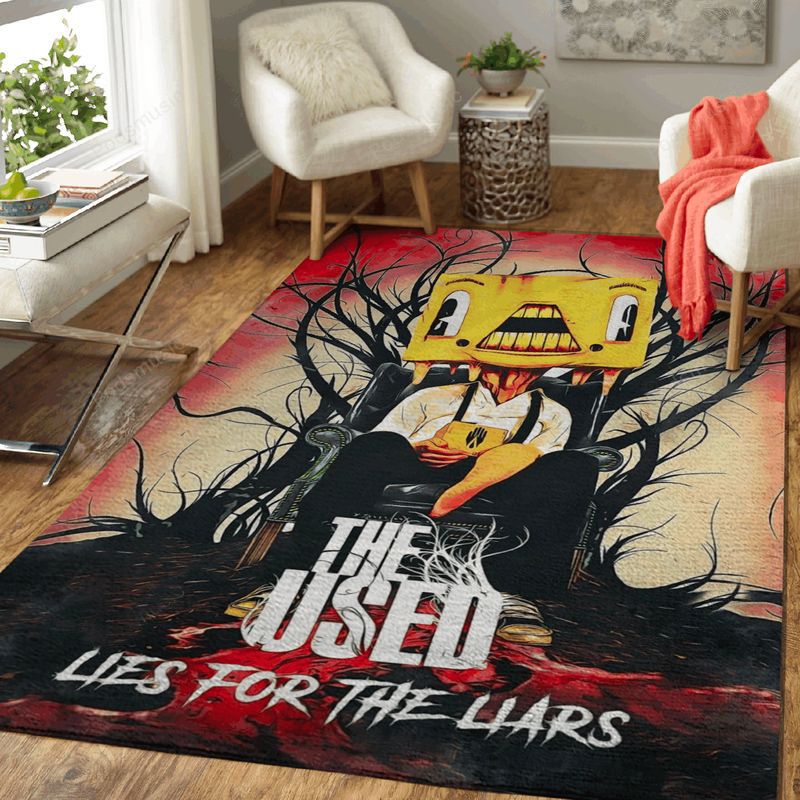 The Used Artwork Lies for the Liars Music Artworks Art Carpet Area Rug