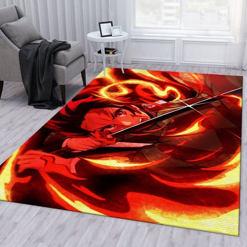 Anime Demon Slayer V3 Carpet Area Rug