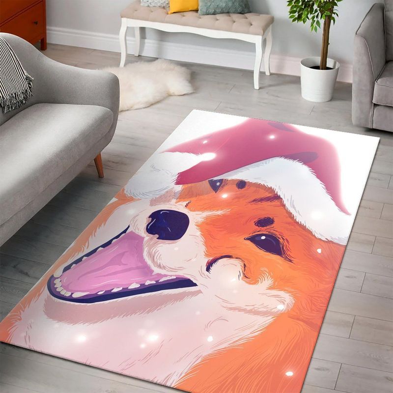 Christmas Fox Carpet Area Rug