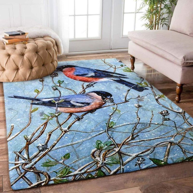 Citron Songbirds 2 Carpet Area Rug