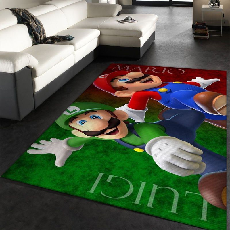 Super Mario Bros Carpet Area Rug 4