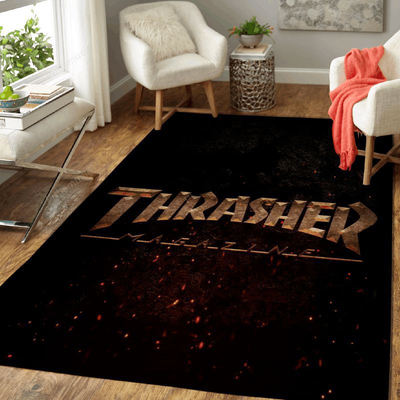 Thrasher Music Art Carpet Area Rug