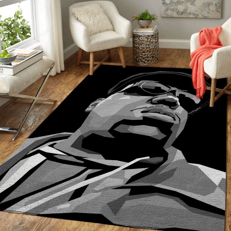 The Notorious Big Bw Music Art Carpet Area Rug