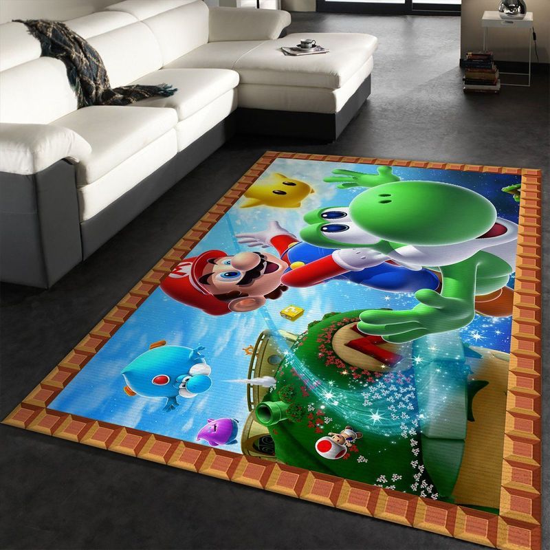 Super Mario 76 Carpet Area Rug