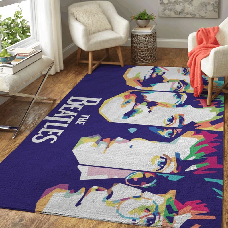 Beatles Band Music English Rock Band The Beatles For Beatles Fans Carpet Area Rug